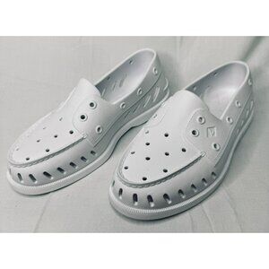 Sperry Authentic Original Float Boat Shoe White Mens 8 Womens 10